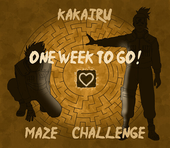 maze challenge 1 week to go