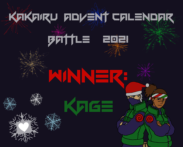 advent calendar battle winner